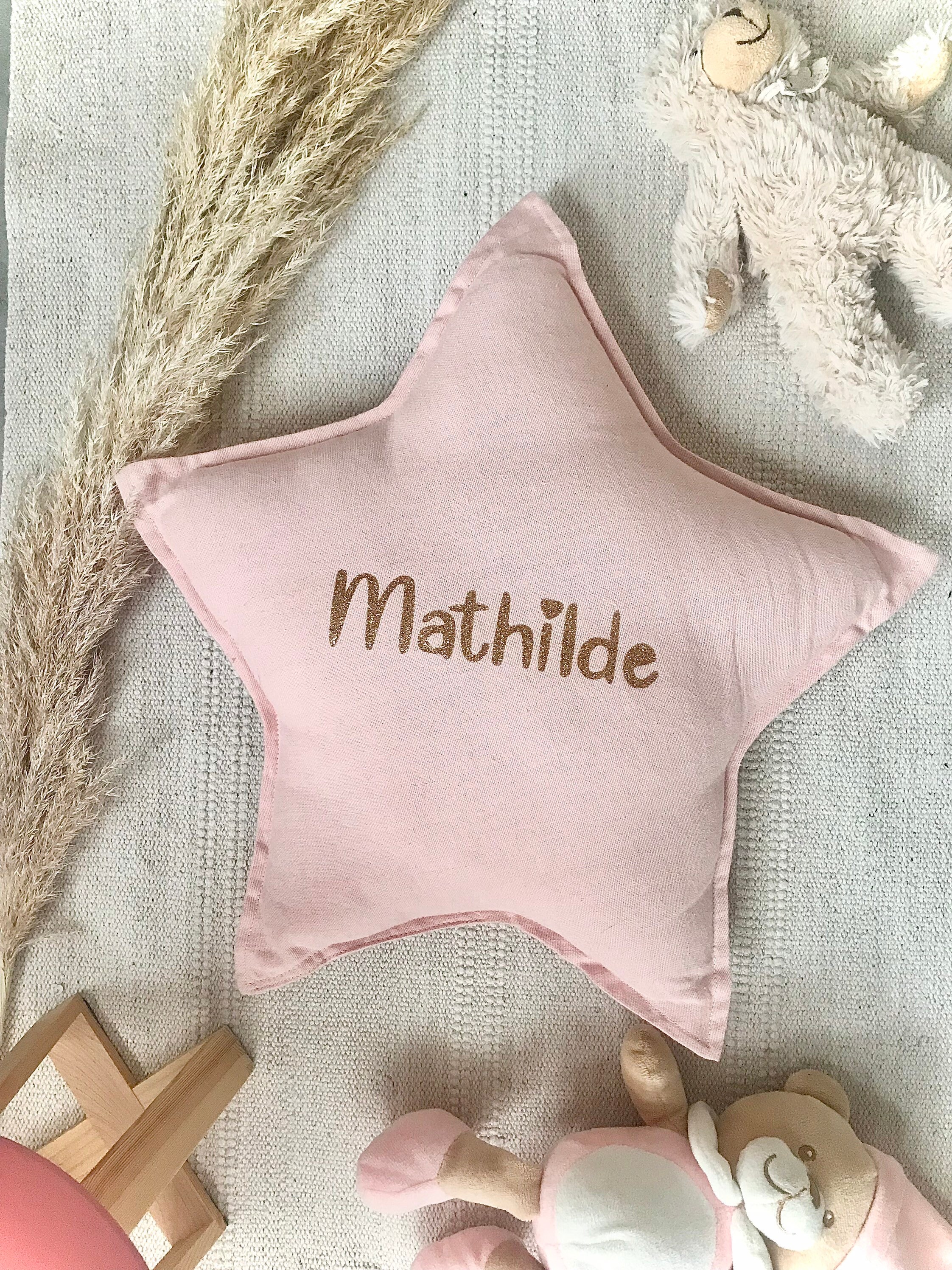 Coussin Étoile Personnalisé Prénom Enfant