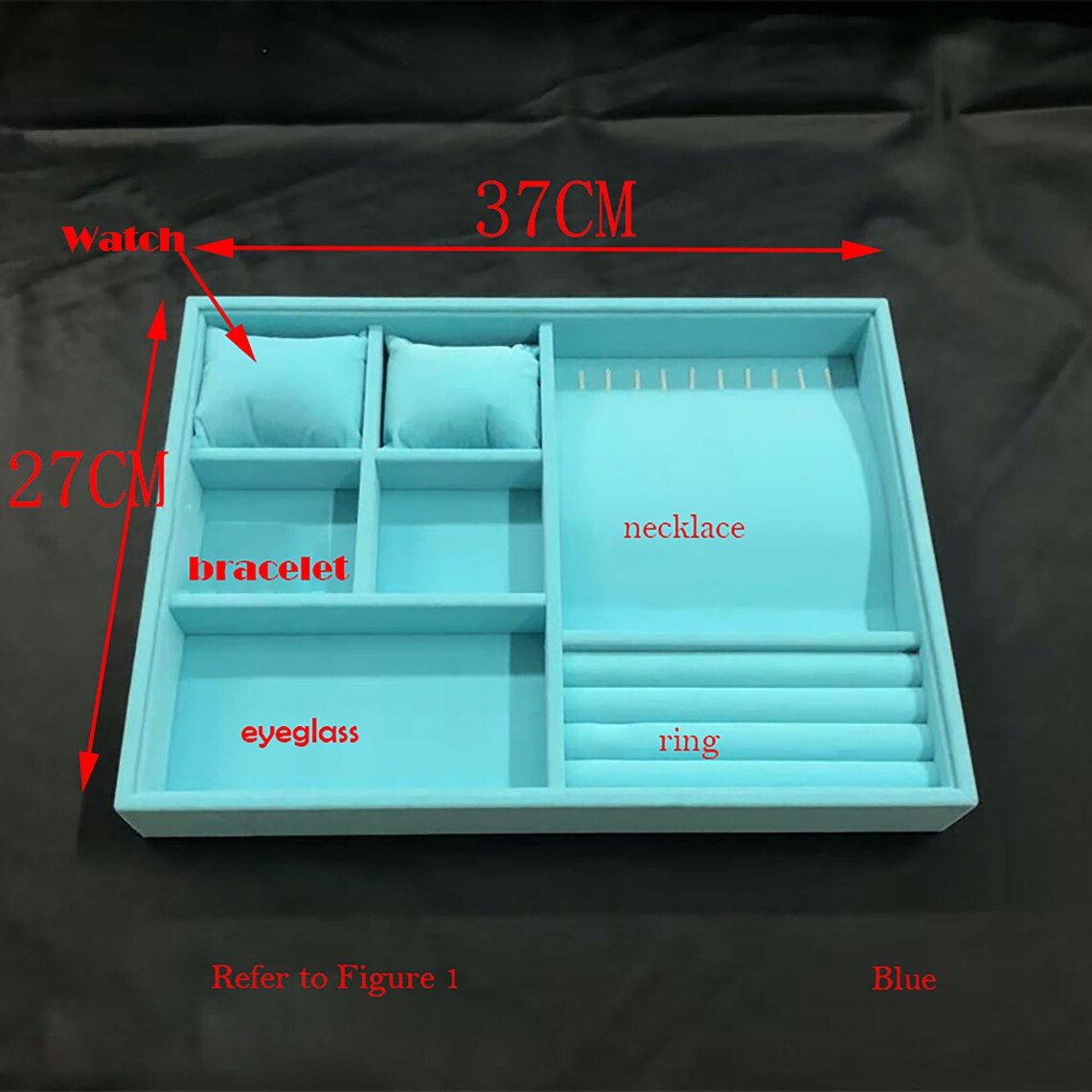 Custom Velvet Jewelry Trays Organizer Jewelry Storage Trays Etsy