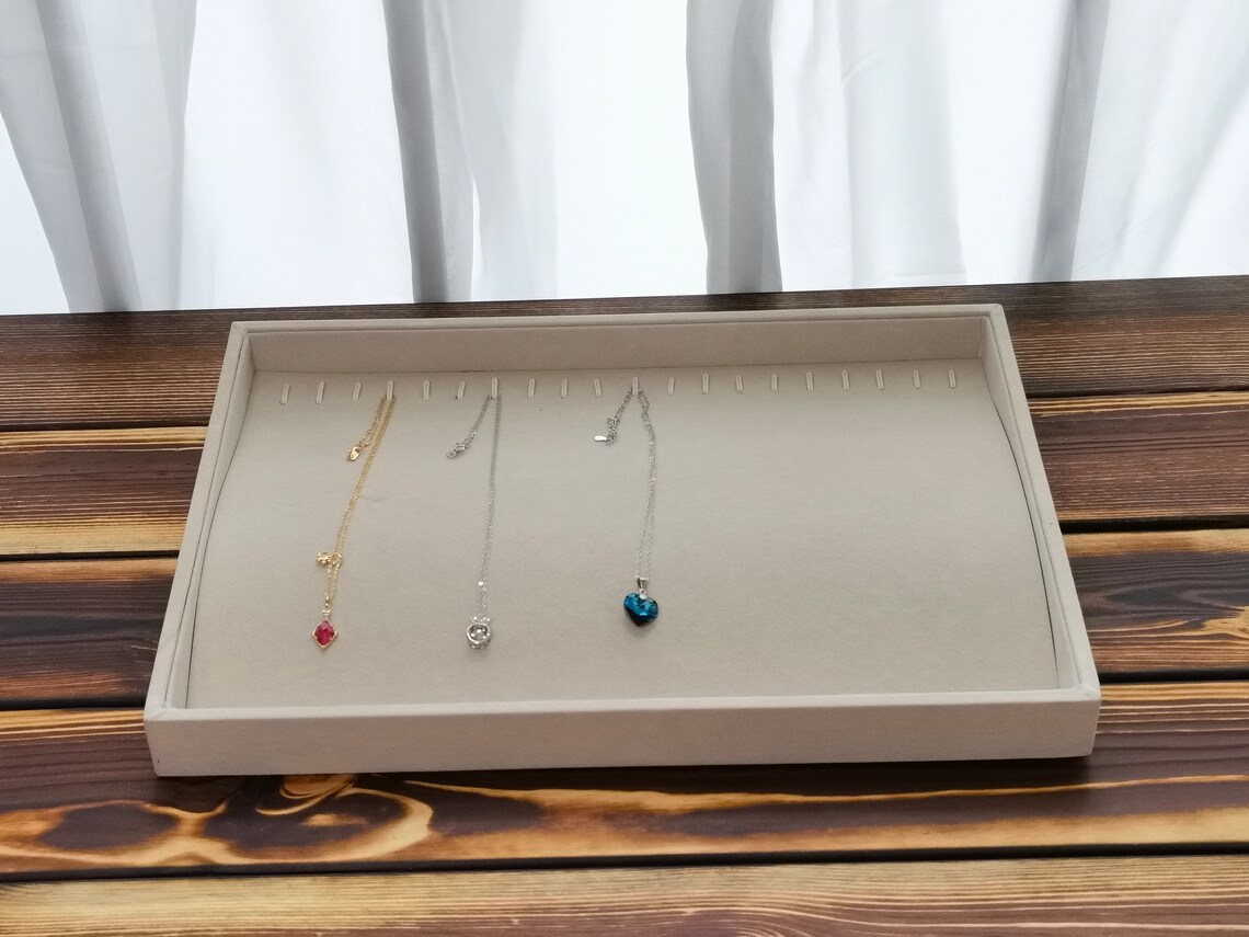 1 Extra Large Stackable Velvet Jewelry Trays Organizerjewelry Etsy