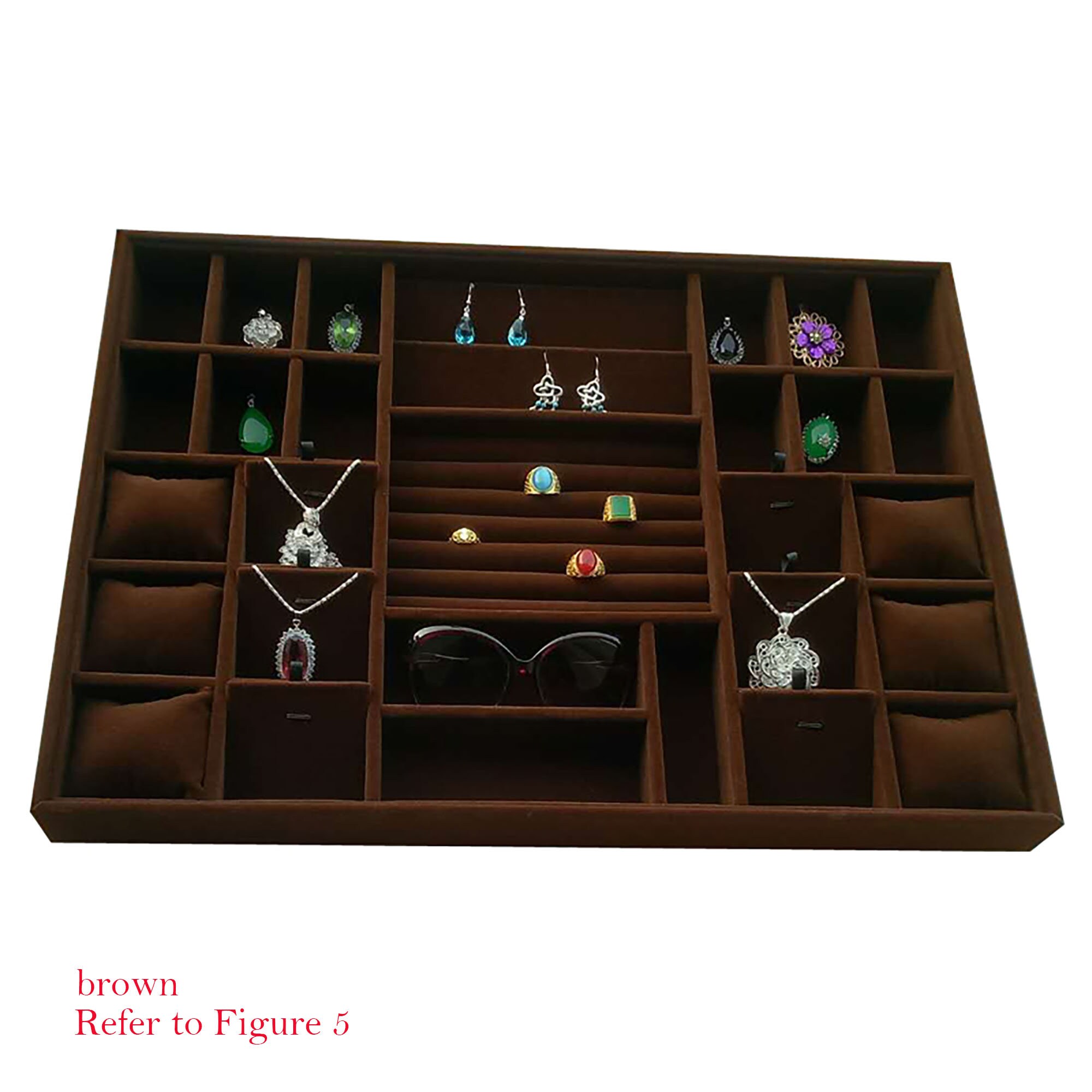 Custom Velvet Jewelry Trays Organizer Jewelry Storage Trays Etsy