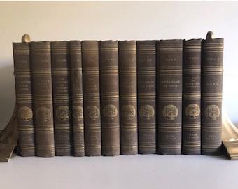 Lot of 11 Book League of America Vintage Hardcover Classics 1936 1937