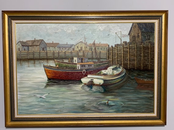 Large Original Oil Painting by American Artist Joseph Glotzer