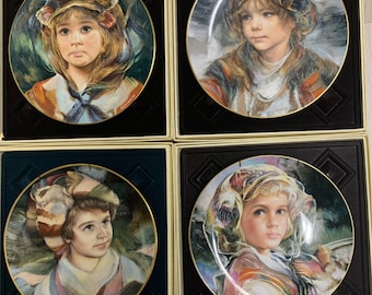 Francisco Masseria Collectors International By Royal Doulton 4s Plates-girls