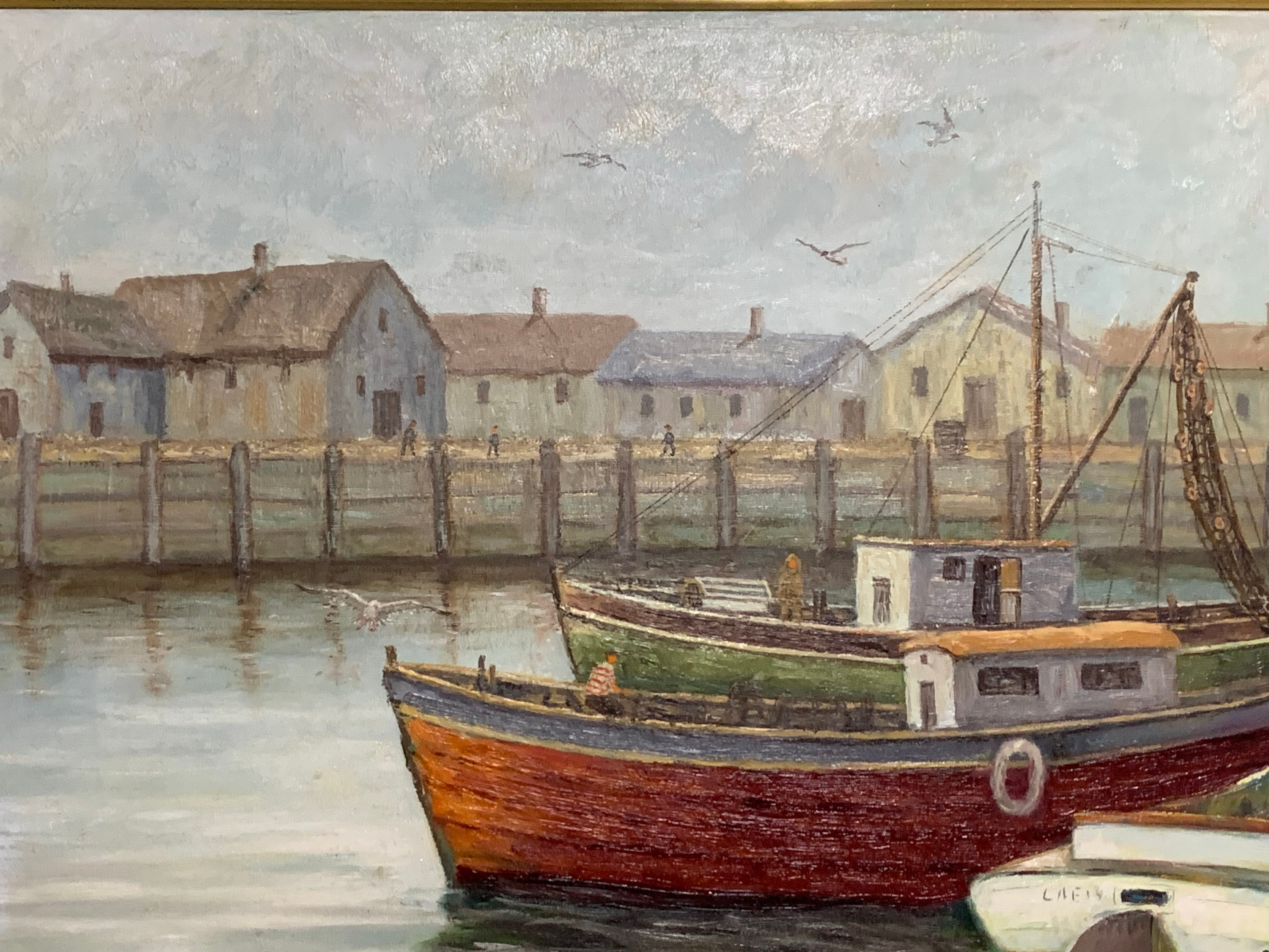 Large Original Oil Painting by American Artist Joseph Glotzer