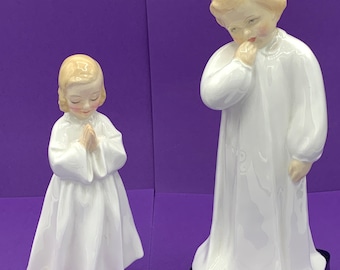 Vintage Royal Doultons Darling H.N.1319,Bedtime H.N.1978 Porcelain Bone China