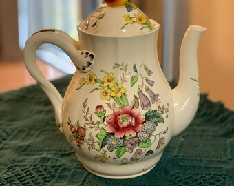 Copeland Spode Coffee Pot - ”Raeburn“ pattern - Made in Great Britian