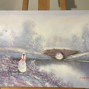Original Ölgemälde auf gespannter Leinwand