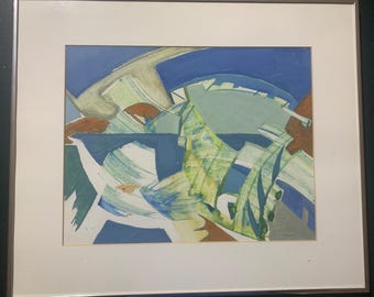 Nautical Forms Signed and Dated 1976 by Howard Rackliffe (1917-1987)