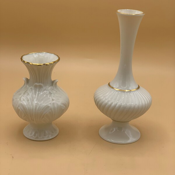 Lenox Vase Gold Trim Etsy