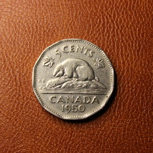 1950 5C Canada 5 Cents