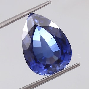 AAA Grade Ceylon Blue Sapphire Loose Pear Cut Gemstone,Excellent Quality Sapphire Gemstone For Ring & Jewellery Making 16x12 MM