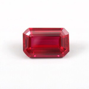 AAA Grade 15x9 MM Mozambique Loose Radiant Cut Gemstone,Excellent Genuine Quality Pegion Red Ruby Gemstone For Ring & Jewellery Making