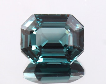 AAA Grade 11x8 MM Transparent Blue Green Indicolite Tourmaline Loose Radiant Excellent Cut Gemstone For Engagement Ring & Pendent Raw
