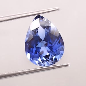 AAA Grade Ceylon Blue Sapphire Loose Pear Cut Gemstone,Excellent Quality Sapphire Gemstone For Ring & Jewellery Making 14x10 MM
