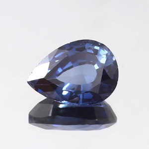 AAA Grade 14x11 MM Ceylon Blue Sapphire Loose Pear Cut Gemstone,Excellent Quality Sapphire Gemstone For Ring & Jewellery Making