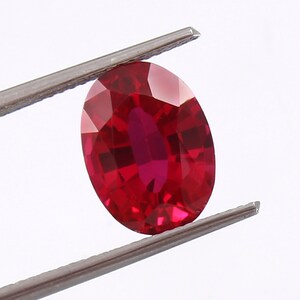 AAA Grade Mozambique Ruby Loose Oval Gemstone Cut,Excellent Genuine Quality Pegion Red Ruby Gemstone For Ring & Jewellery Making12x9 mm