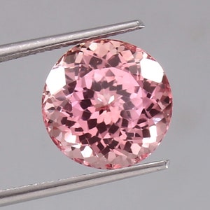 AAA Grade 12 x 12 MM Pink Morganite Loose Gemstone Round Cut,Excellent Genuine Quality Gemstone For Ring & Jewellery Making 10.00 Ct
