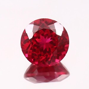 AAA Guenine 12x12MM Mozambique Ruby Loose Round Gemstone Cut, Excellent Genuine Quality Pegion Red Ruby Gemstone For Engagement Ring