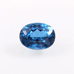 AAA 12x9 MM London Blue Topaz Oval Gemstone Cut, Excellent Genuine Quality Topaz Gemstone For Engagement Ring & Jewellery.6.00 Ct