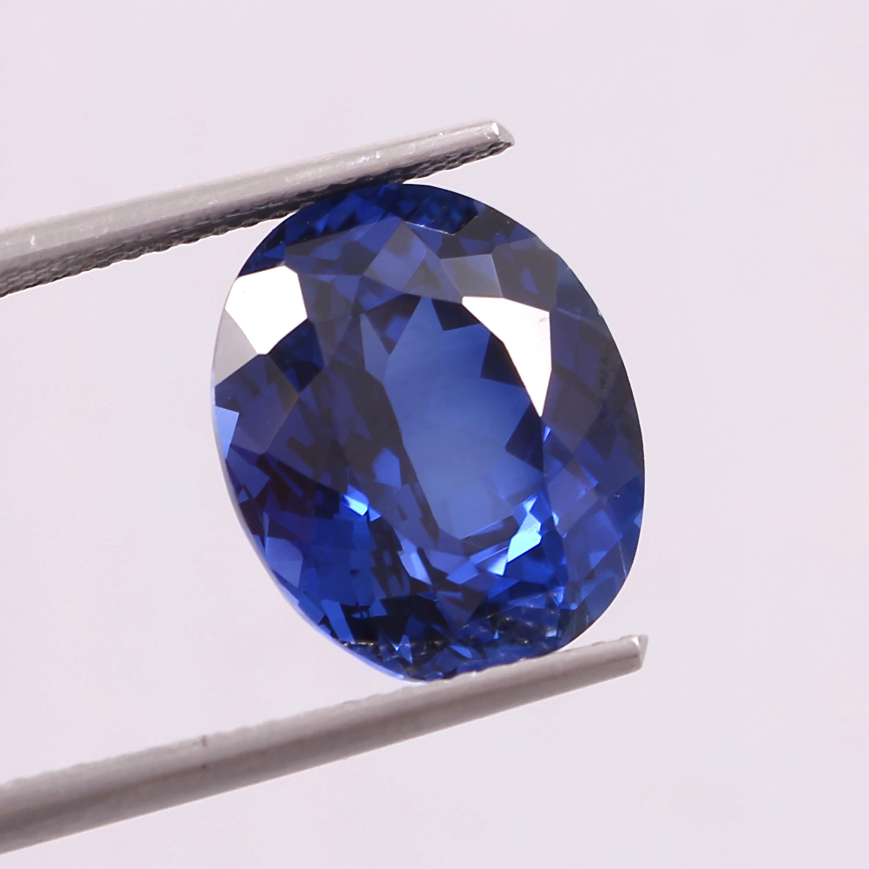 Aaa Guenine Grade 1005 Ct Blue Sapphire Loose Oval Gemstone Etsy