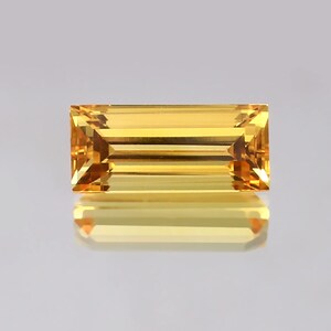 AAA Grade 13x7mmCeylon Yellow Sapphire Loose Gemstone Emerald Cut, Excellent Genuine Quality Gemstone For Ring & Jewellery Making