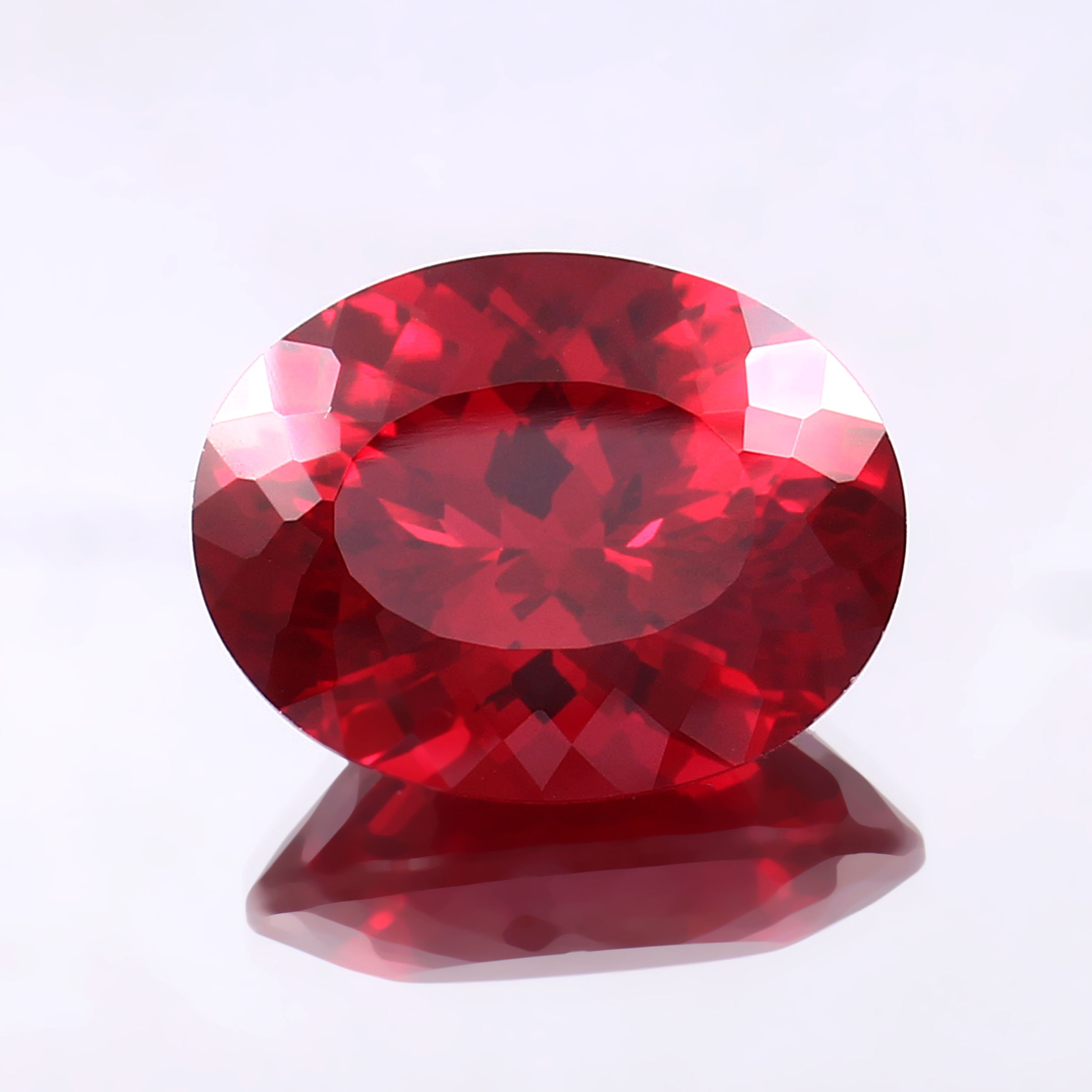 AAA 16x12 MM Mozambique Ruby Loose Oval Gemstone Cut,excellent
