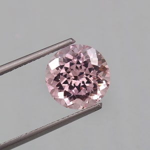 AAA Grade 9x9 MM Pink Morganite Loose Gemstone Round Cut,Excellent Genuine Quality Gemstone For Ring & Jewellery Making