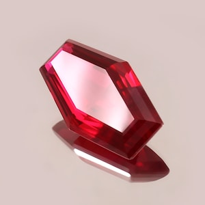 AAA Grade 22x15MM Bi-color Mozambique Loose Fancy Cut Gemstone, Excellent Genuine Quality Pegion Red Ruby Gemstone For Jewellery Making