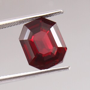 AAA Grade Mozambique Loose Radiant Cut Gemstone, Excellent Genuine Quality Pegion Red Ruby Gemstone For Ring & Jewellery Making13x11 mm