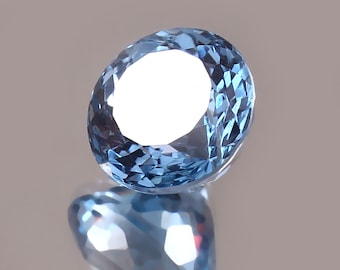 AAA Grade 10x10 MMBrazilian Aquamarine Loose Round Gemstone Cut, Excellent Genuine Quality Gemstone For Ring & Jewellery Making