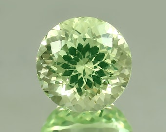 AAA Grade 8x8 MM Chrysoberyl Yellowish Green Sapphire Loose Round Cut,Excellent Genuine Quality Gemstone For Ring & Jewellery Making