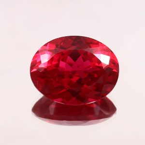 AAA 15x12 MM Mozambique Ruby Loose Oval Gemstone Cut,Excellent Genuine Quality Pegion Red Ruby Gemstone For Engagement Ring & Jewelry Making