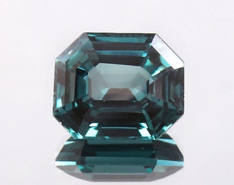 AAA Grade 11x9 MM Transparent Blue Green Indicolite Tourmaline Loose Radiant Excellent Cut Gemstone For Engagement Ring & Pendent Raw