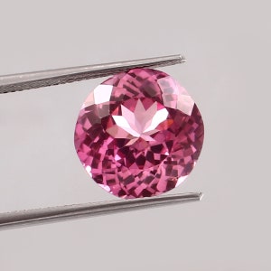 AAA Grade Pink Morganite Loose Gemstone Round Cut,Excellent Genuine Quality Gemstone For Ring & Jewellery Making 13x13 mm