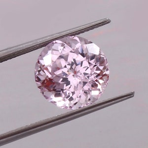 AAA Grade11x11 MM Pink Morganite Loose Gemstone Round Cut,Excellent Genuine Quality Gemstone For Ring & Jewellery Making