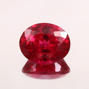 AAA 13x10 MM Mozambique Ruby Loose Oval Gemstone Cut,Excellent Genuine Quality Pegion Red Ruby Gemstone For Engagement Ring & Jewelry Making