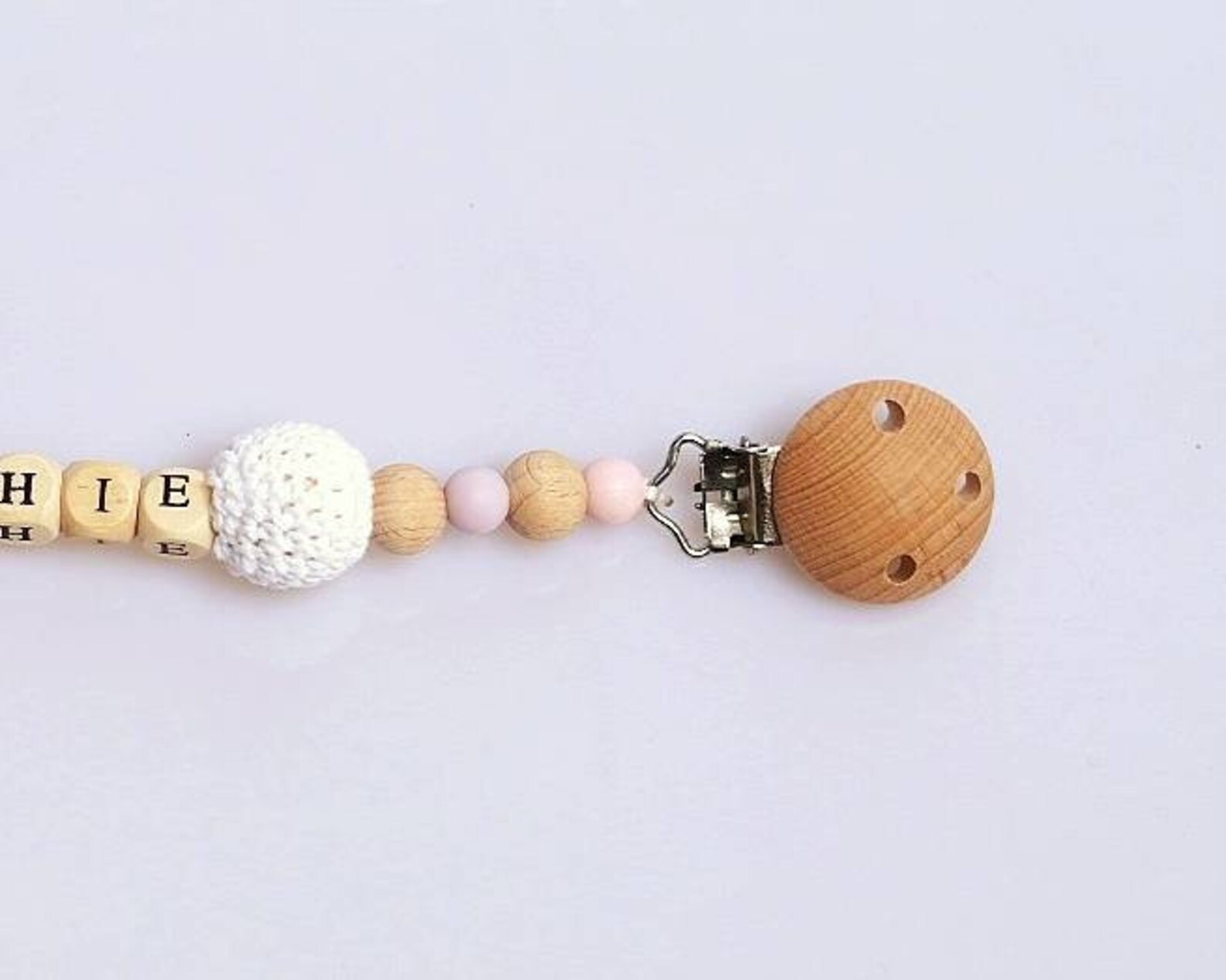 Pacifier chain baby customizable Etsy