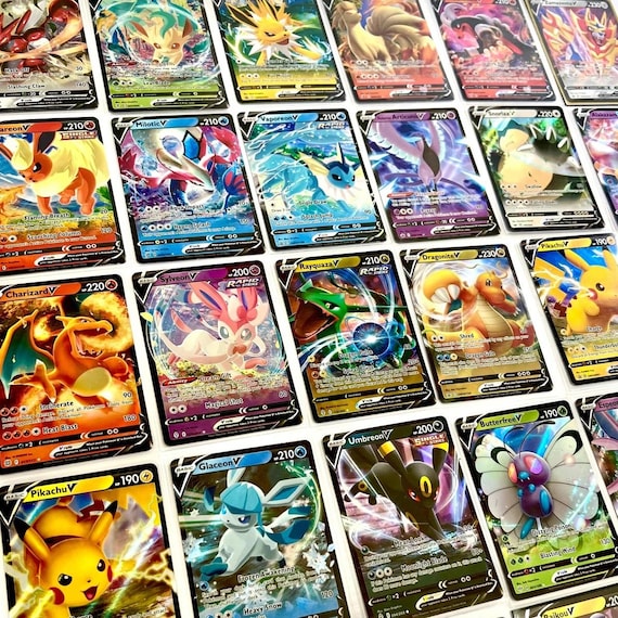 Pokemon Card 100 Random Pokemon Cards Ultra Rare and Holo Guaranteed - Etsy