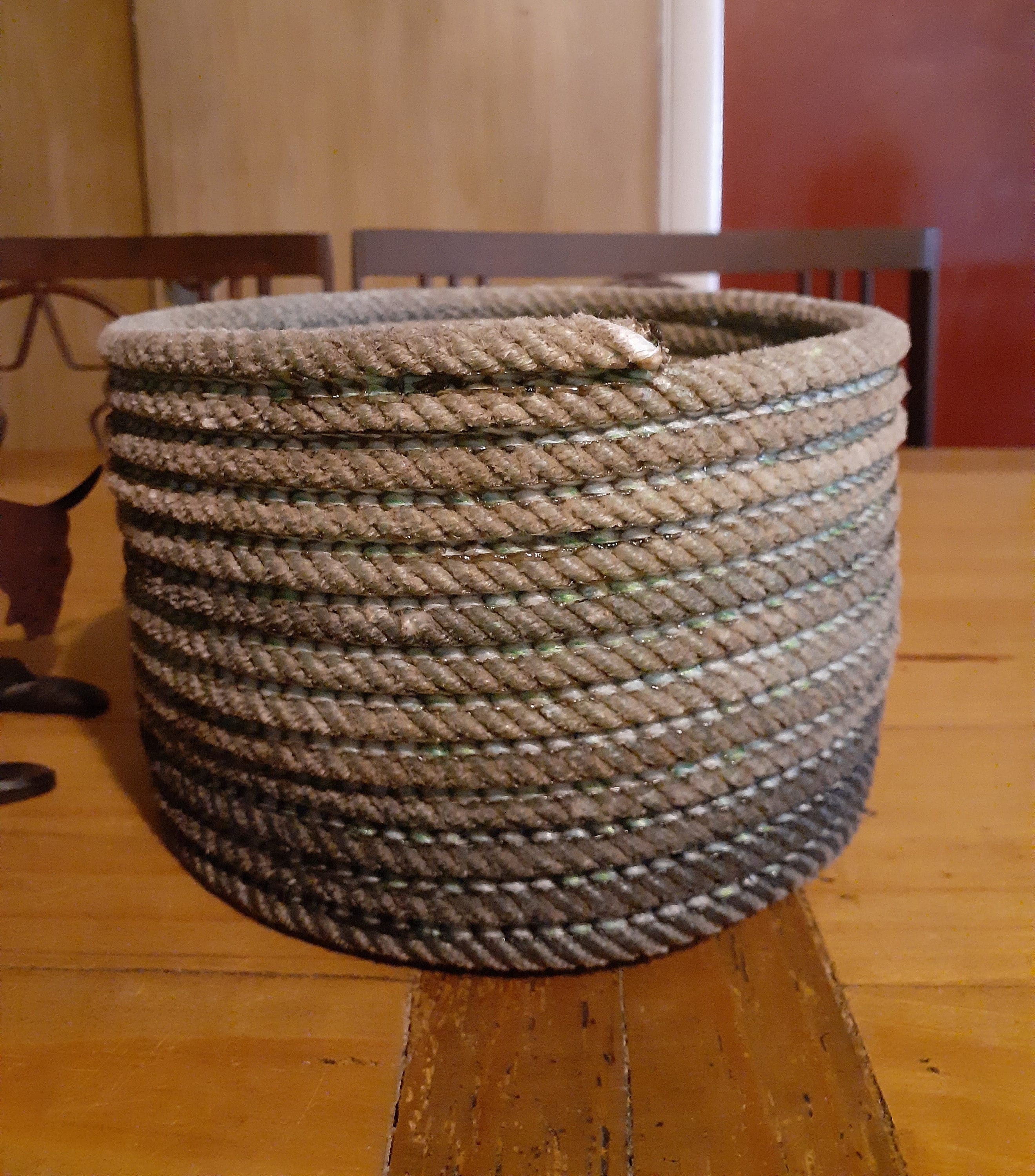 Lariat Rope Basket Etsy