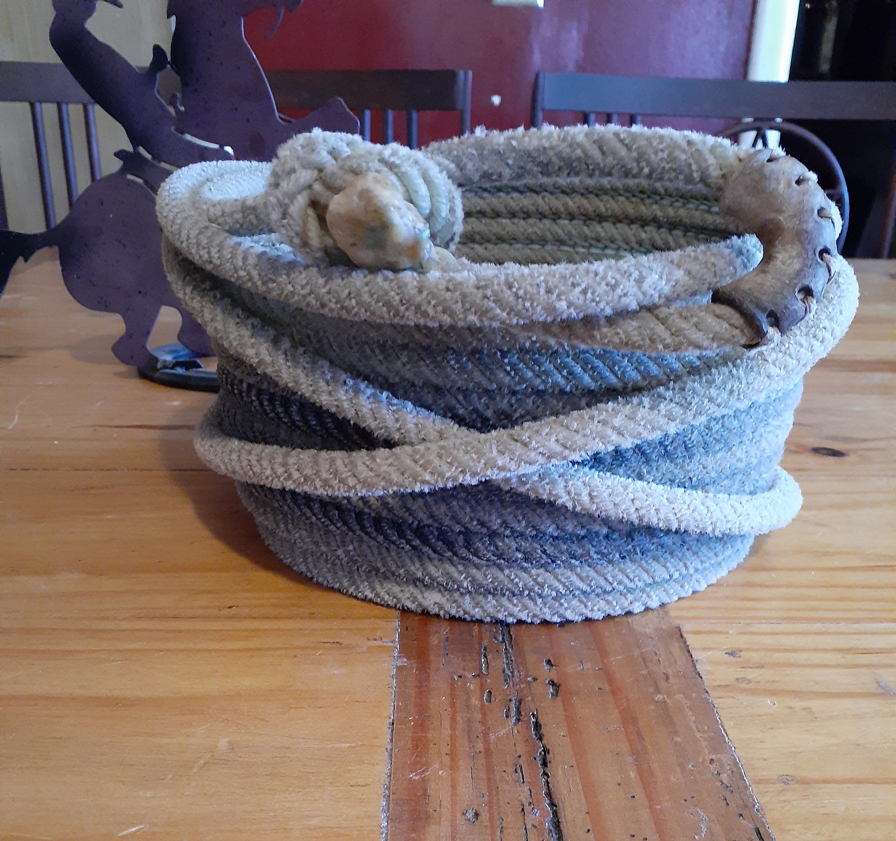 Lariat Rope Basket Etsy