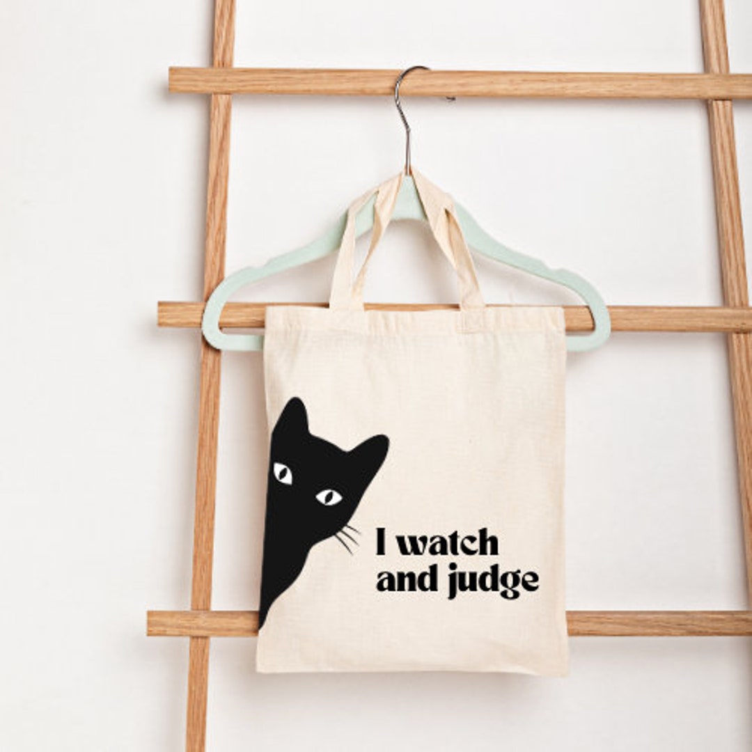 Cat Tote Bag / Shopper Bag / Cat Lover Gif / Gifts for Cat Lovers