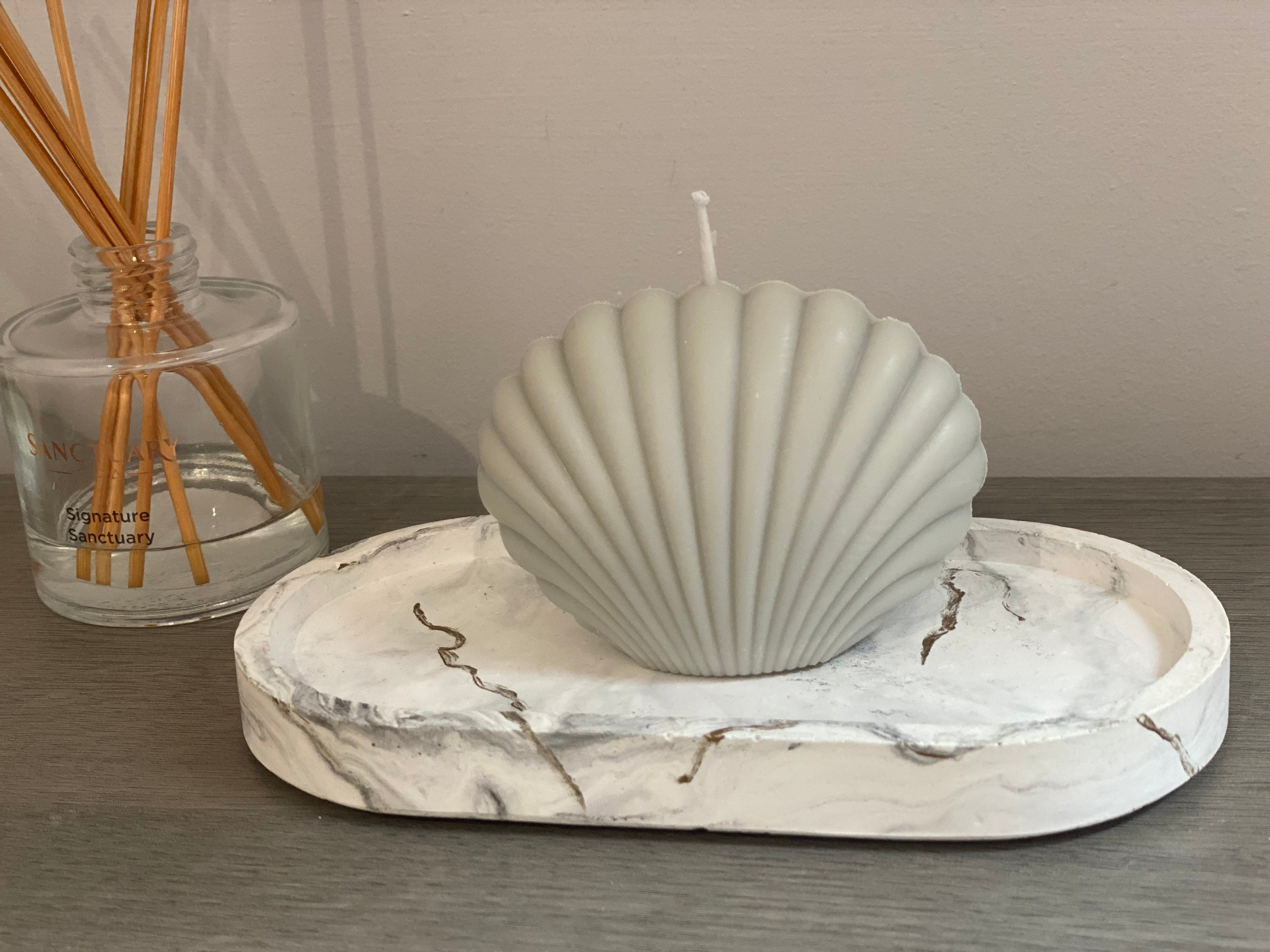 Large shell candle Etsy