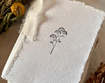 Couverture en papier pour journal en papier recyclé fait main