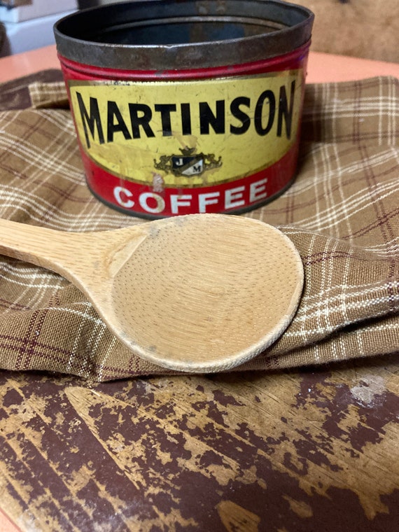 Vintage 1940s Joseph Martinson Cup of Joe Tin Coffee Can Etsy UK