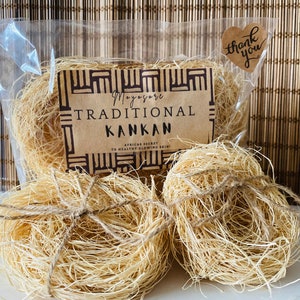 Traditional Super Exfoliating African KANKAN| IBILE Unprocessed raw Natural sponge vegan X3
