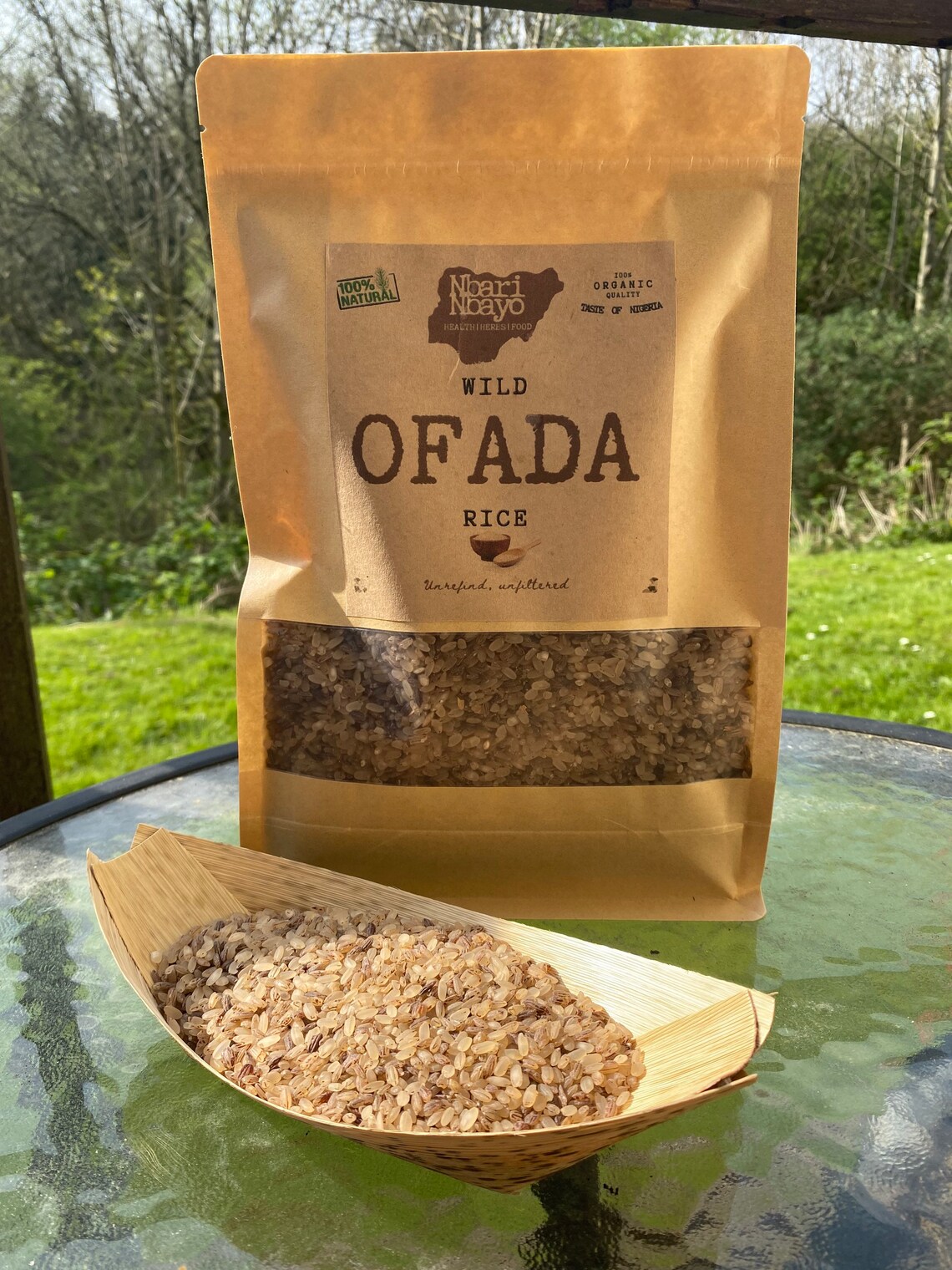 Organic African Wild Brown ofada Rice - Etsy UK