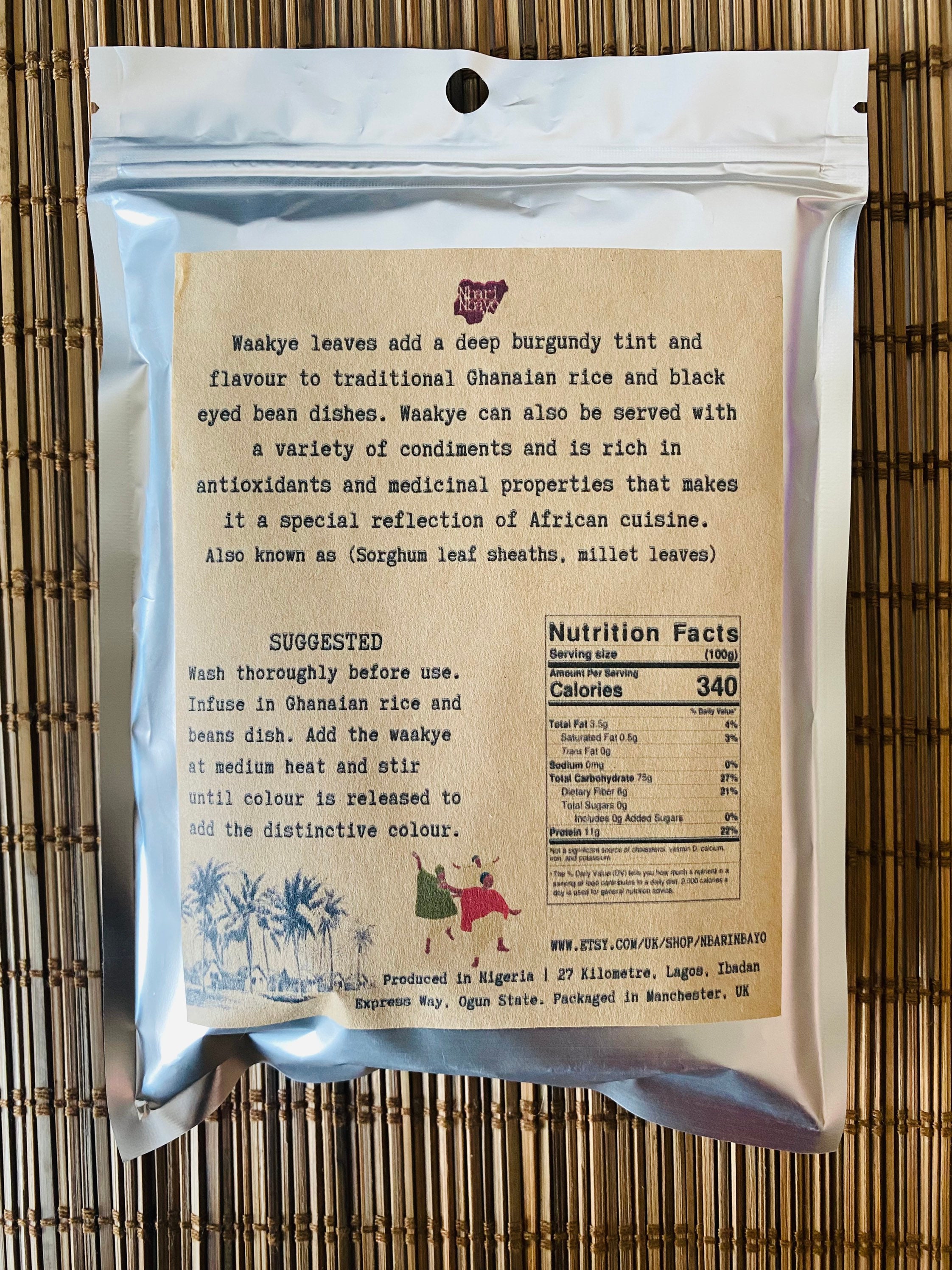 African Fresh Waakye Leaves Leaves Millet Leaves Etsy UK