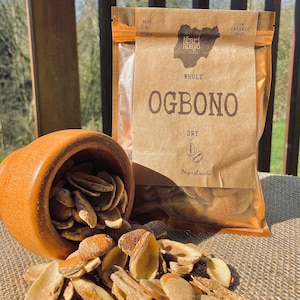 Organic | African | Whole Dried Ogbono ‘Mango Seeds’.                                                            100gms