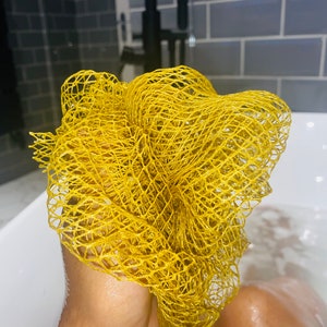 Traditional African Bath & Shower Body Exfoliating Net Sponge wash kankan SAPO image 8