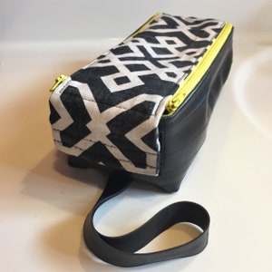 Recycled Inner tube Toiletry Bag with Cotton lining, Makeup Bag, Shaving Case, Travel Bag, Cosmetic Bag, Dopp kit